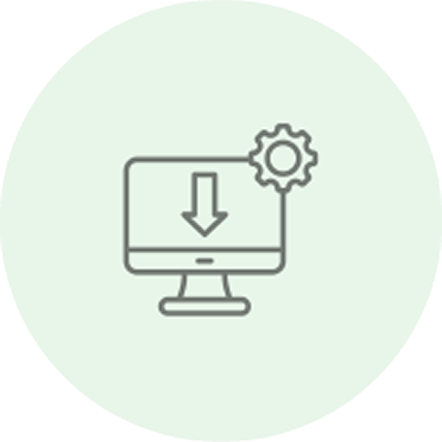 사용승인 및 다운로드